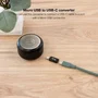 Nanocable Adaptador Micro USB Macho a USB-C Hembra Negro